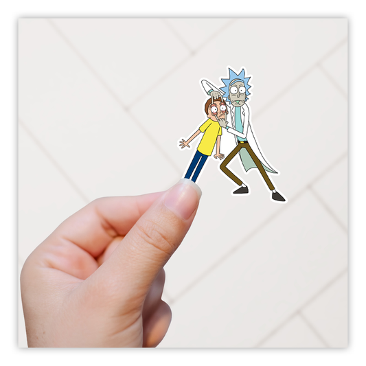 Rick and Morty Die Cut Sticker