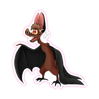 FernGully Batty Koda Die Cut Sticker (2360)