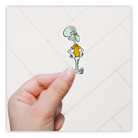 SpongeBob SquarePants Squidward Die Cut Sticker (2364)