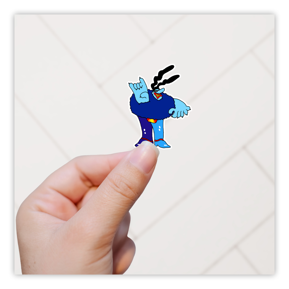 The Beatles Blue Meanie Die Cut Sticker (2371)