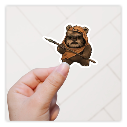 Star Wars Ewok Wicket Die Cut-plakker (2378)