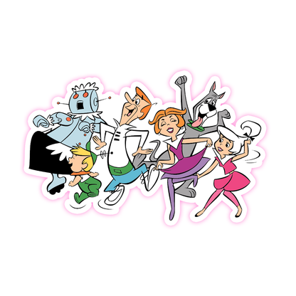 The Jetsons Dancing Die Cut Sticker (2382)