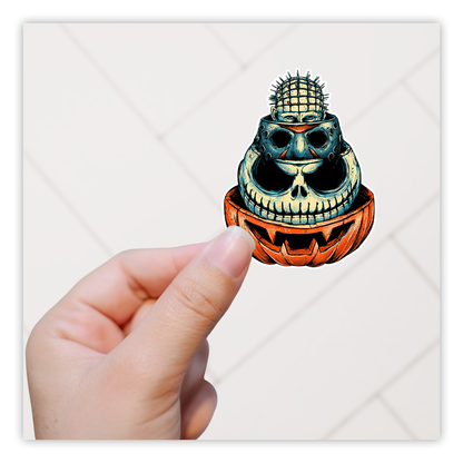 Halloween Horror Pumpkin Stack Die Cut Sticker (23)