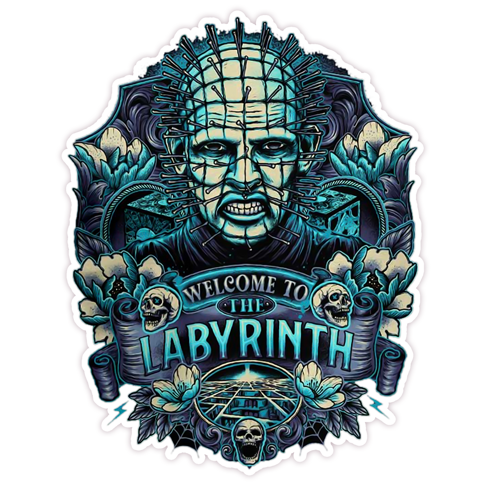Pinhead Hellraiser Labyrinth Die Cut Sticker (24)