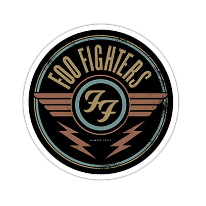 Neon Lights Foo Fighters Die Cut Sticker