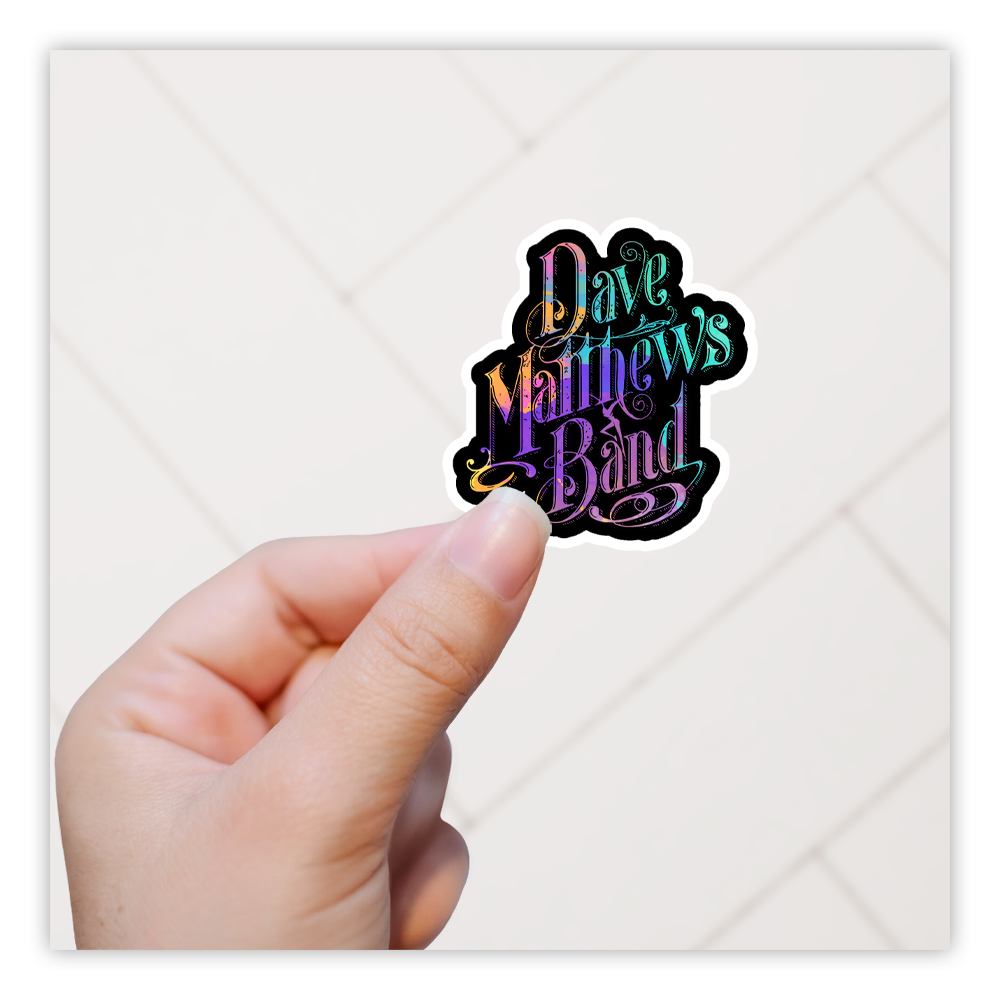 Colorful Dave Matthew's Band Die Cut Sticker (2412)