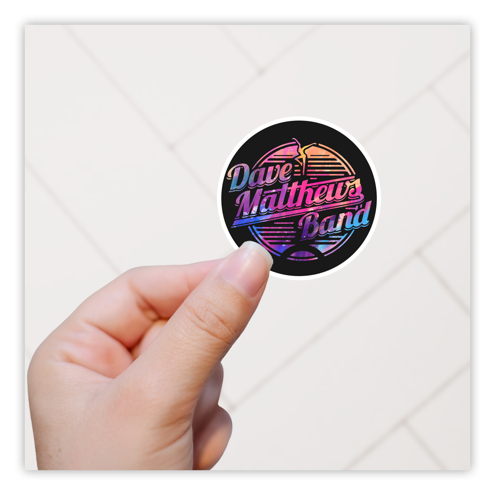 Colorful Dave Matthew's Band Die Cut Sticker (2413)