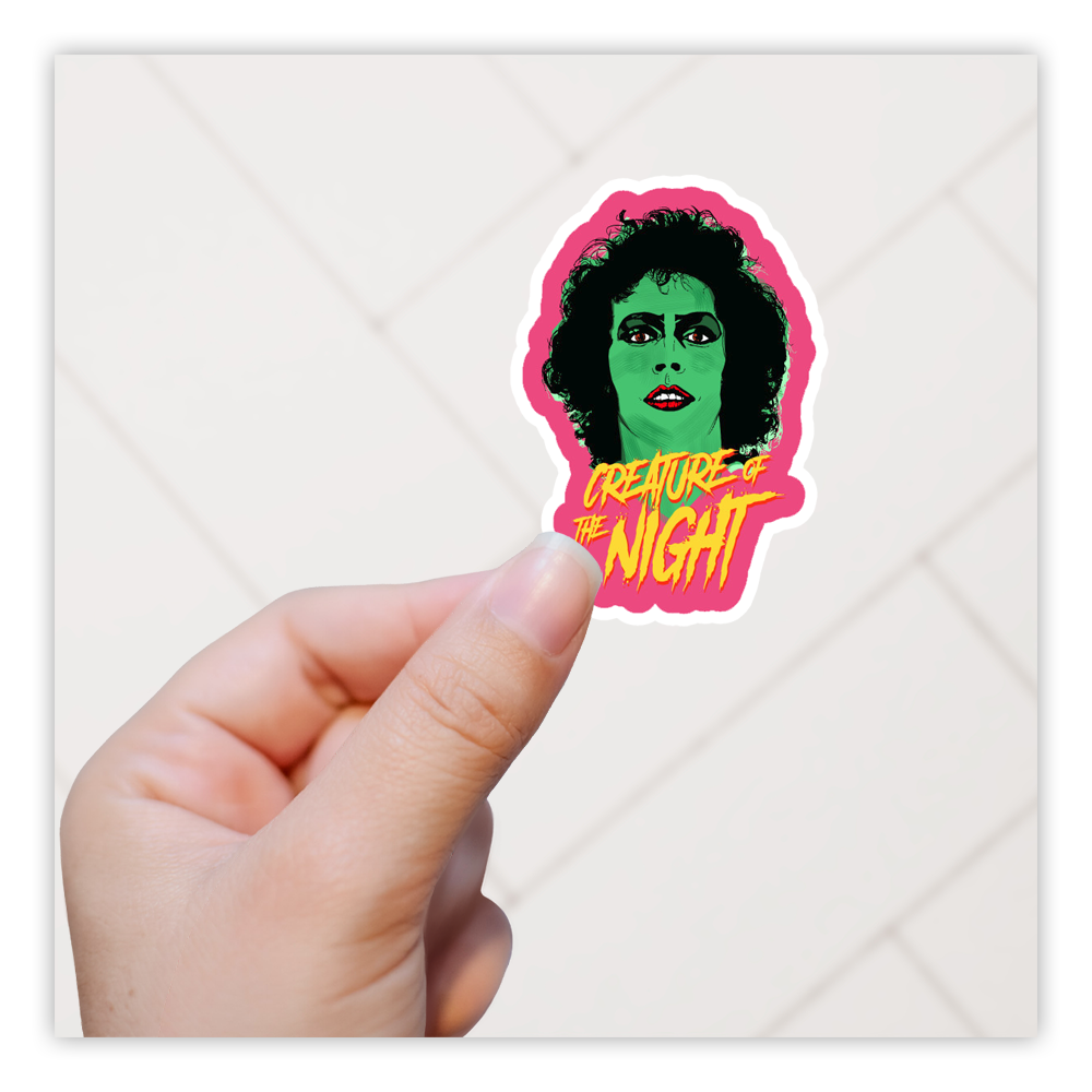 Rocky Horror Picture Show RHPS Dr Frank N Furter Creature Of The Night Die Cut Sticker (241)