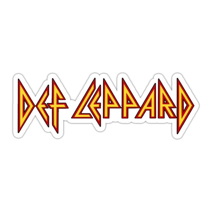 Def Leppard Die Cut Sticker (2427)