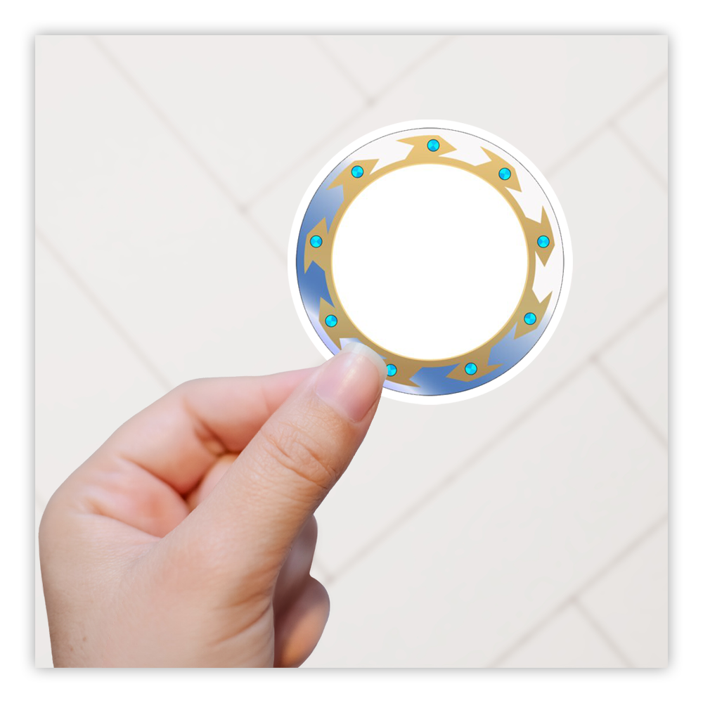 Xena Warrior Princess Chakram Die Cut Sticker (2438)