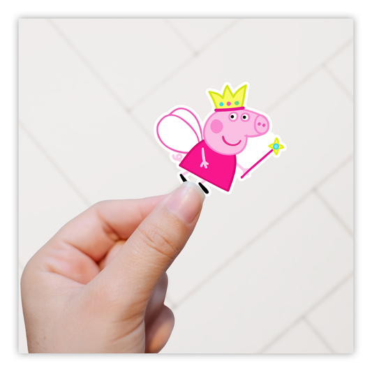 Peppa Pig Fairy Die Cut Sticker (2446)