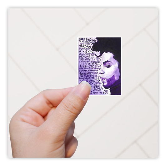 Prince Rules For Life Die Cut Sticker (2479)
