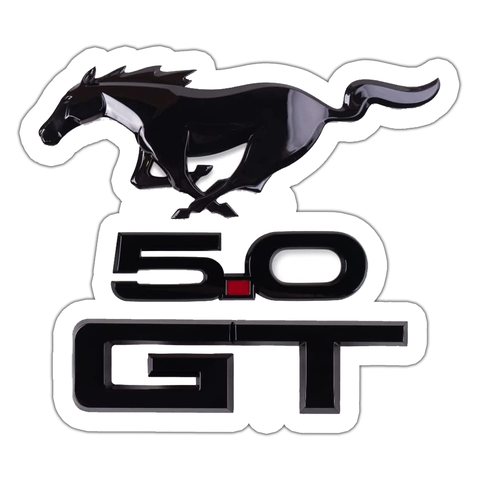 5.0 GT Ford Mustang Die Cut Sticker (2485)