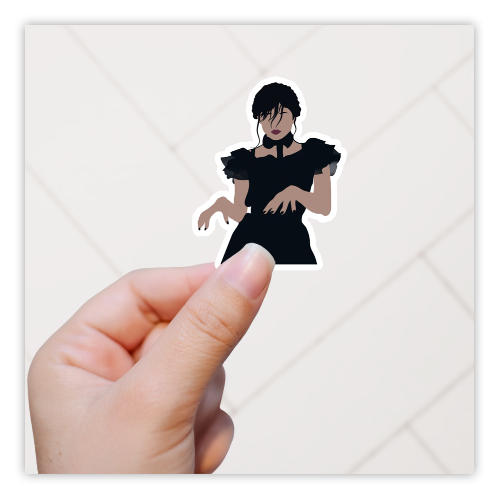 Wednesday Addams Dancing Die Cut Sticker (2731)