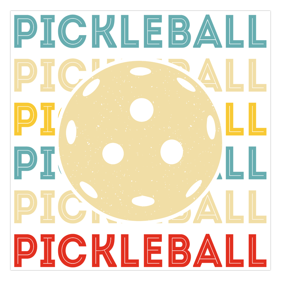 Pickleball Die Cut Sticker (2735)