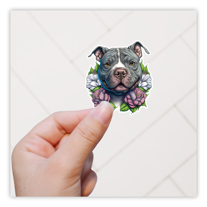 American Pitbull Pittie Die Cut Sticker (2772)