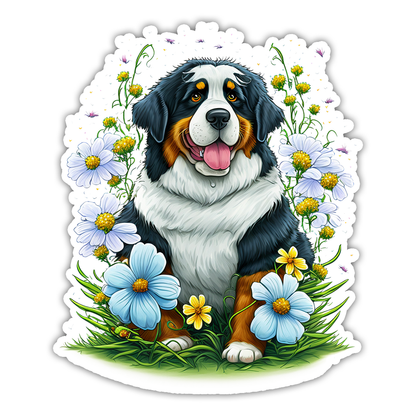 Bernese Mountain Dog Die Cut Sticker (2773)