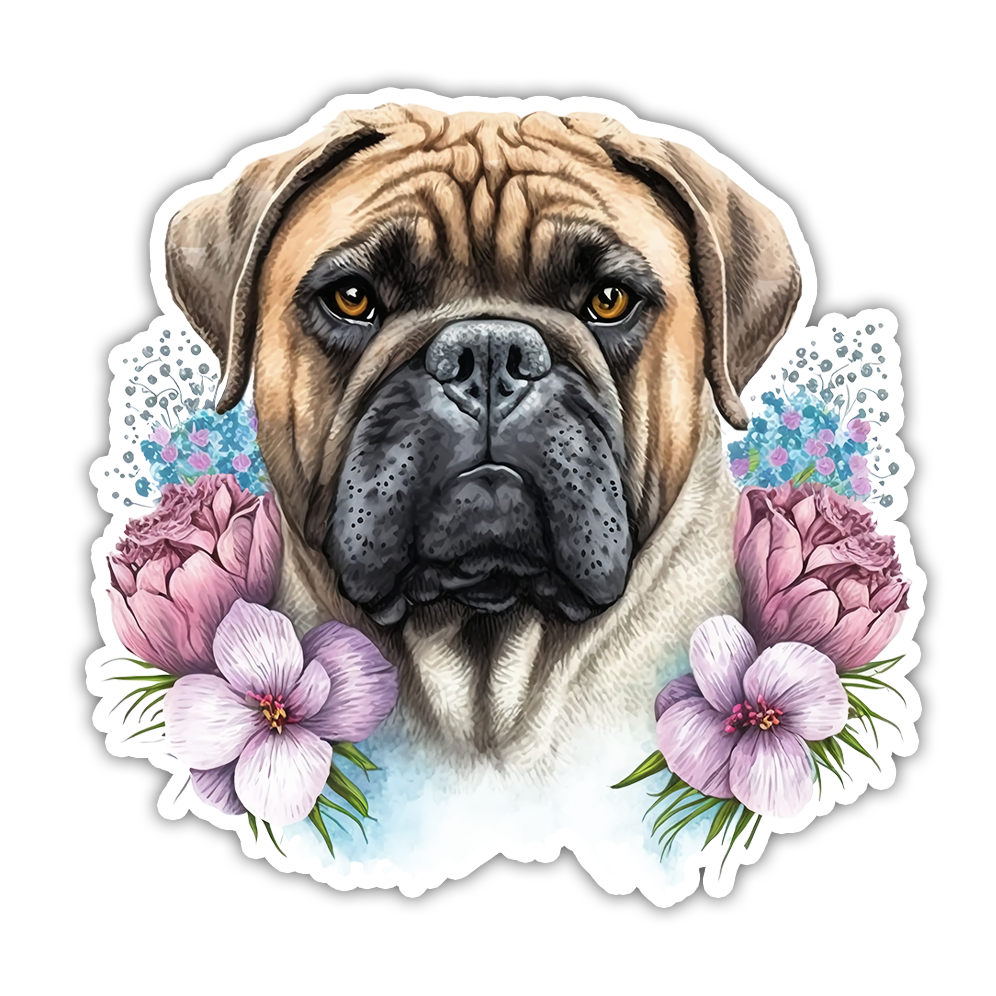 Bull Mastiff Die Cut Sticker (2774)