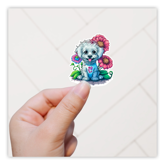 French Poodle Die Cut Sticker (2776)