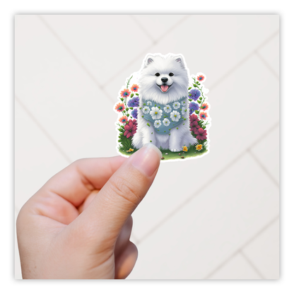 Alaskan Malamute Samoyed Die Cut Sticker (2780)