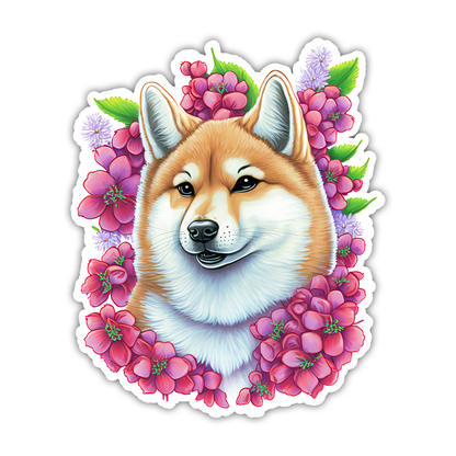 Shiba Inu Die Cut Sticker (2782)