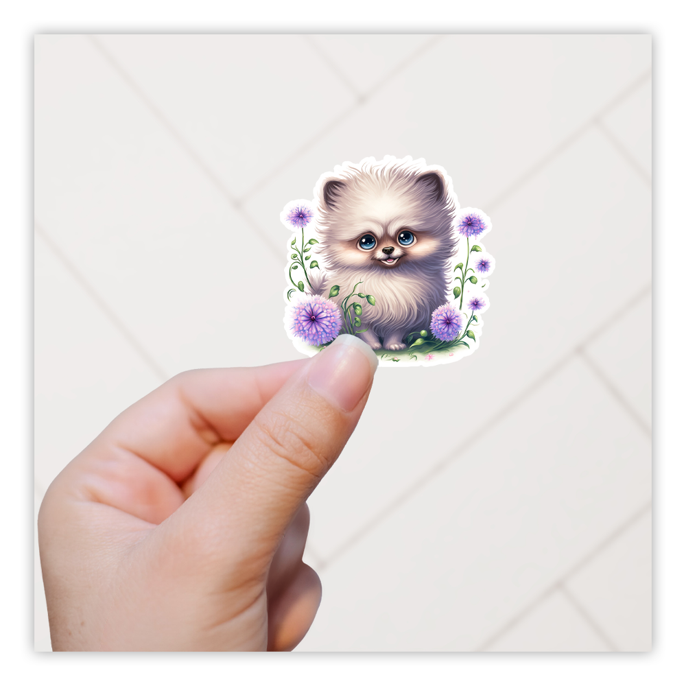 Pomeranian Die Cut Sticker (2783)