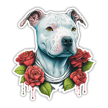 American Pitbull Pittie Die Cut Sticker (2785)