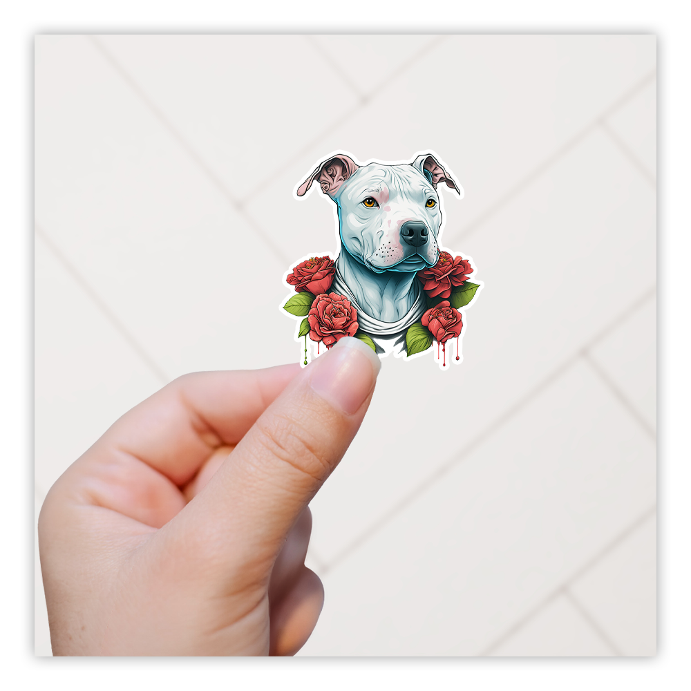 American Pitbull Pittie Die Cut Sticker (2785)