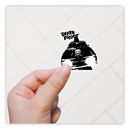 Death Proof Car Die Cut Sticker (279)