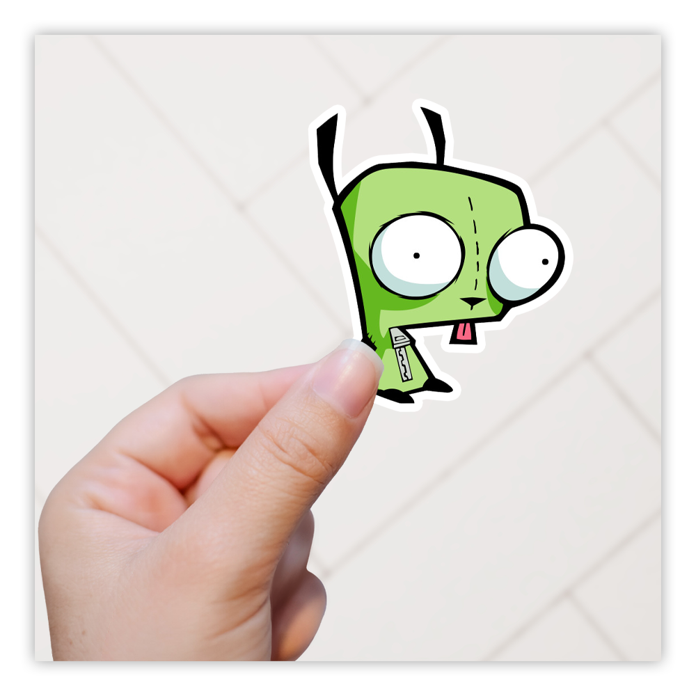 Invader Zim Gir Die Cut-plakker (27)