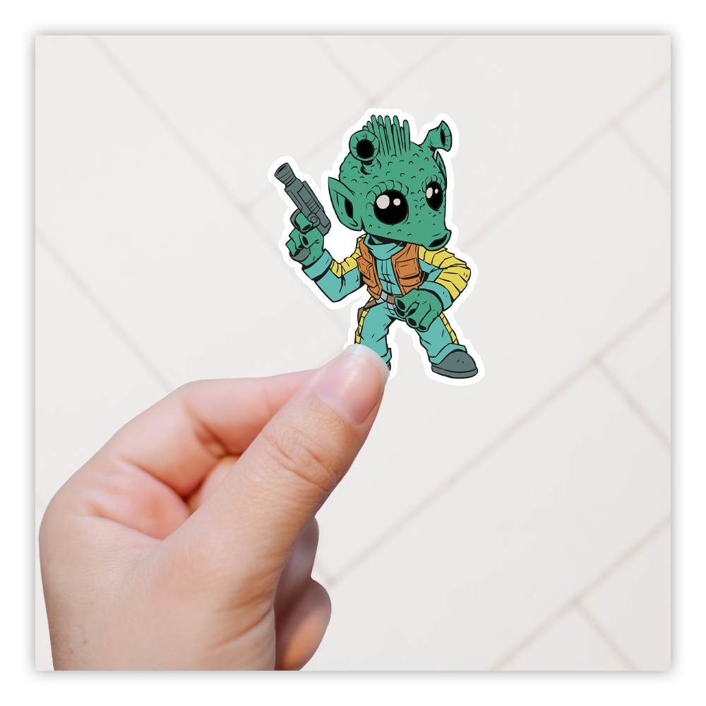 Star Wars Greedo Die Cut-plakker (2820)