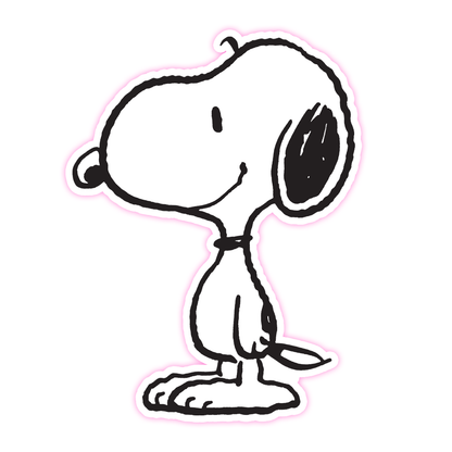 Snoopy Die Cut Sticker (2824)