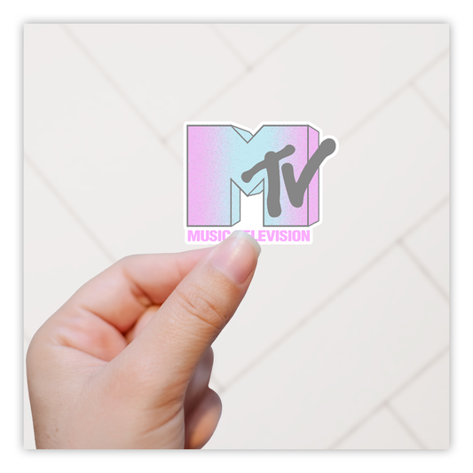 MTV Pastels Die Cut Sticker (2829)