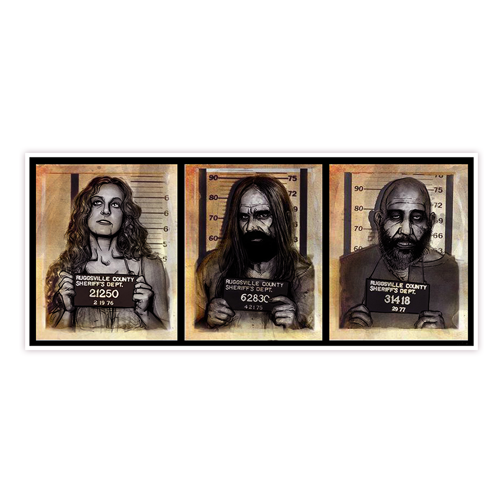 Devil's Rejects Mug Shots Die Cut-plakker (283)