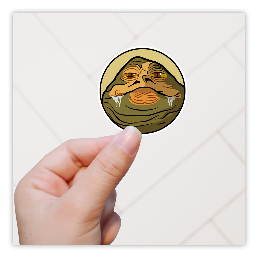 Star Wars Jabba The Hutt Die Cut-plakker (2830)