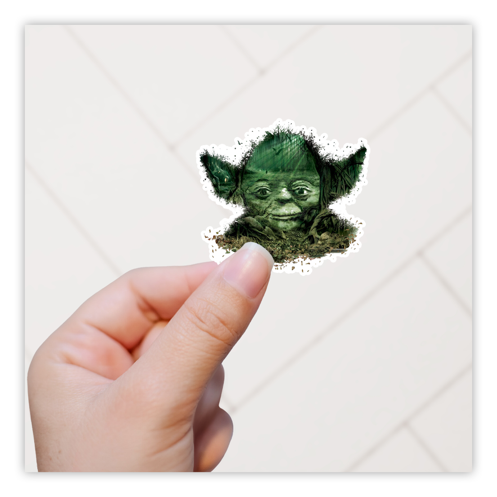 Star Wars Yoda Degobah Die Cut Sticker (2831)