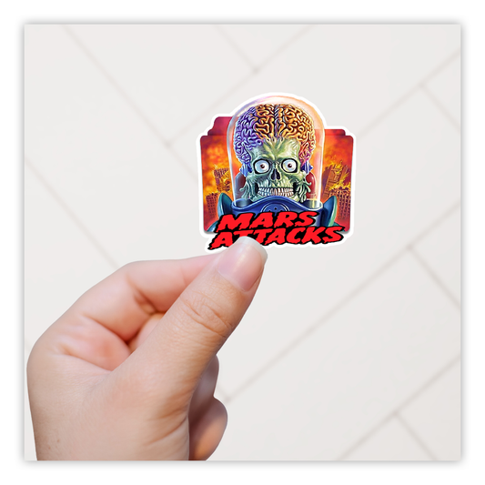 Mars Attacks Die Cut Sticker (2832)