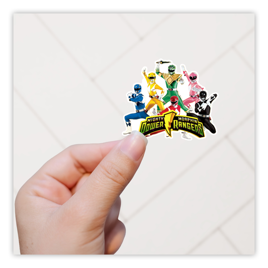 Mighty Morphin Power Rangers Die Cut Sticker (2853)