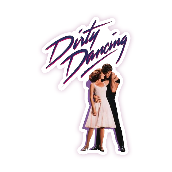 Dirty Dancing Die Cut-plakker (286)