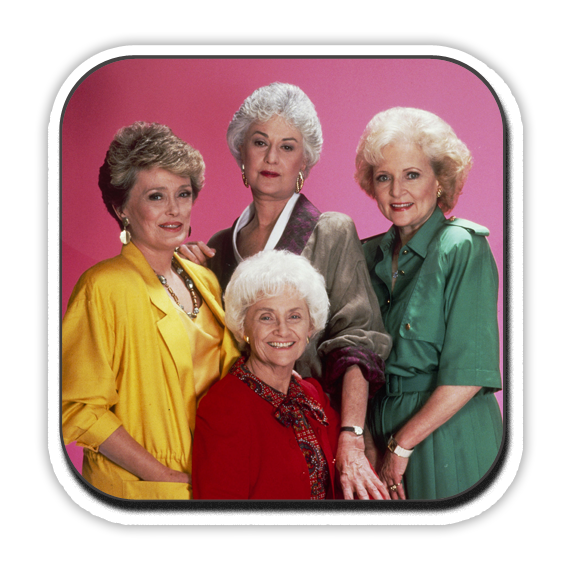 Golden Girls Die Cut Sticker (2860)