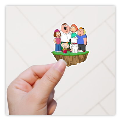 Family Guy Cast Die Cut Sticker (2861)