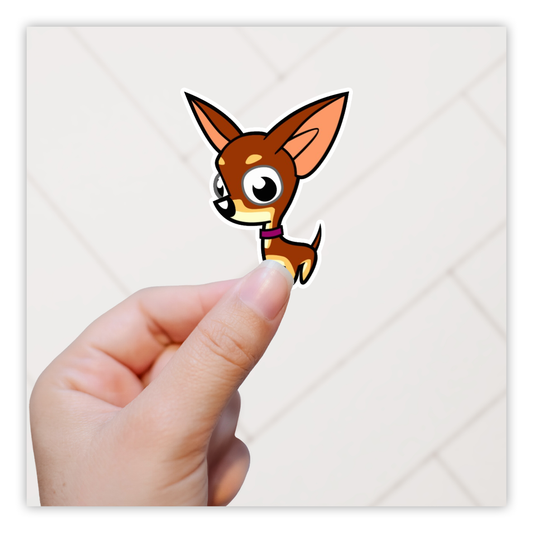 Chihuahua Puppy Die Cut Sticker (2871)