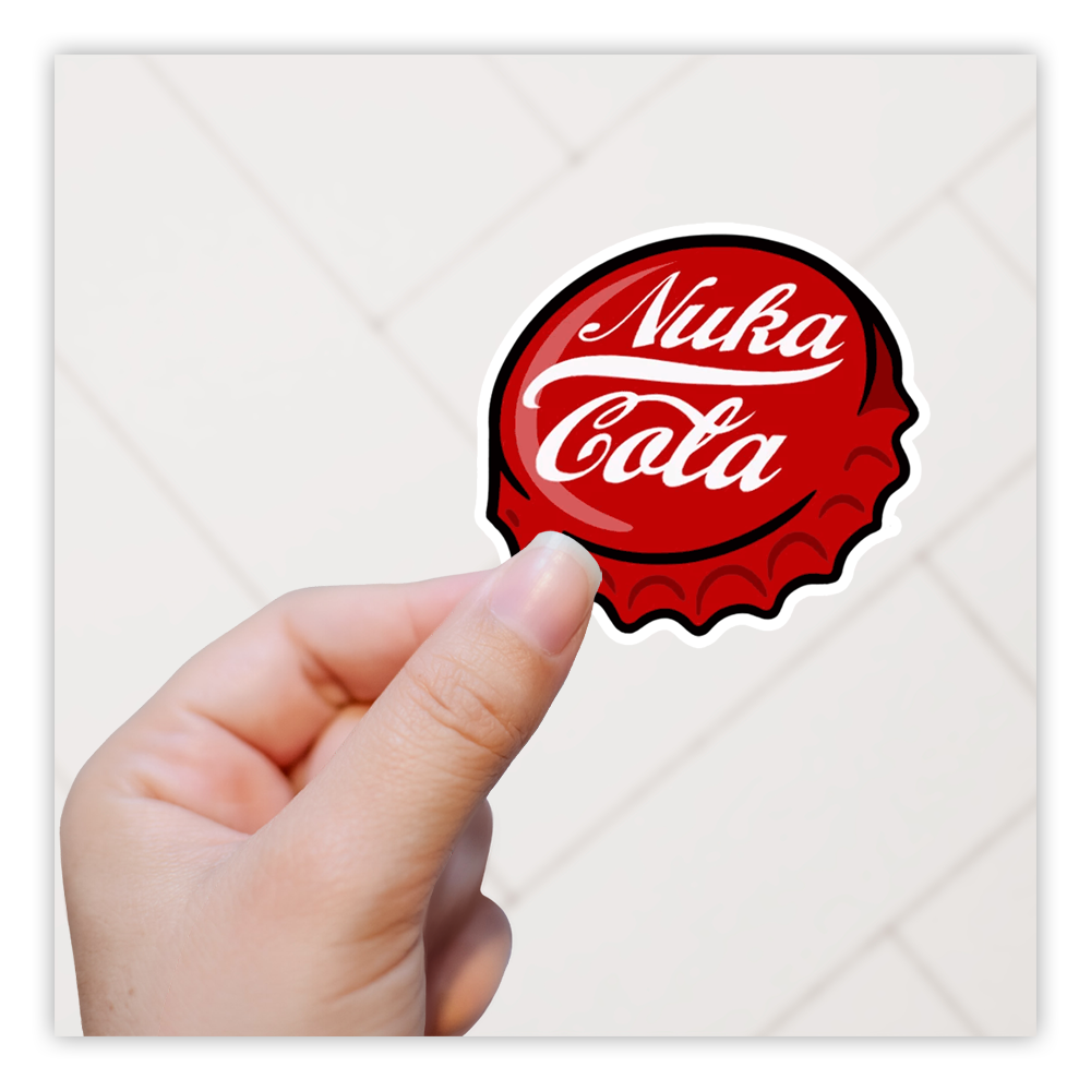 Fallout Nuka Cola Bottle Cap Die Cut Sticker