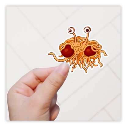 The Flying Spaghetti Monster FSM Die Cut Sticker (2878)