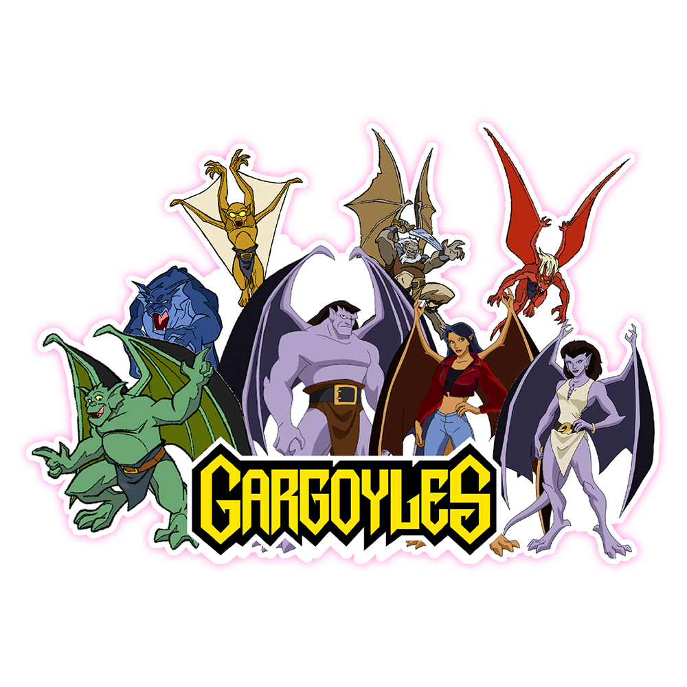 Gargoyles Characters Die Cut Sticker (2879)