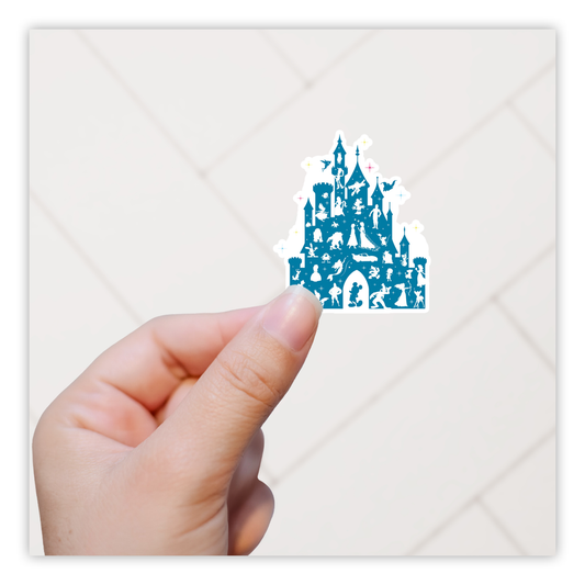 Disney Castle Characters Die Cut Sticker (287)