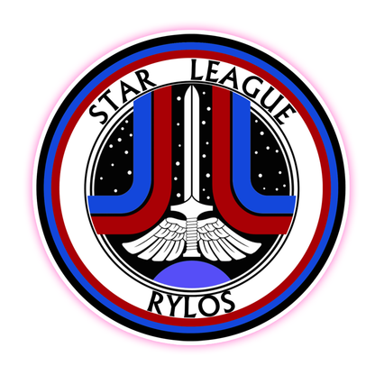 The Last Starfighter Star League Rylos Patch Die Cut Sticker (2886)