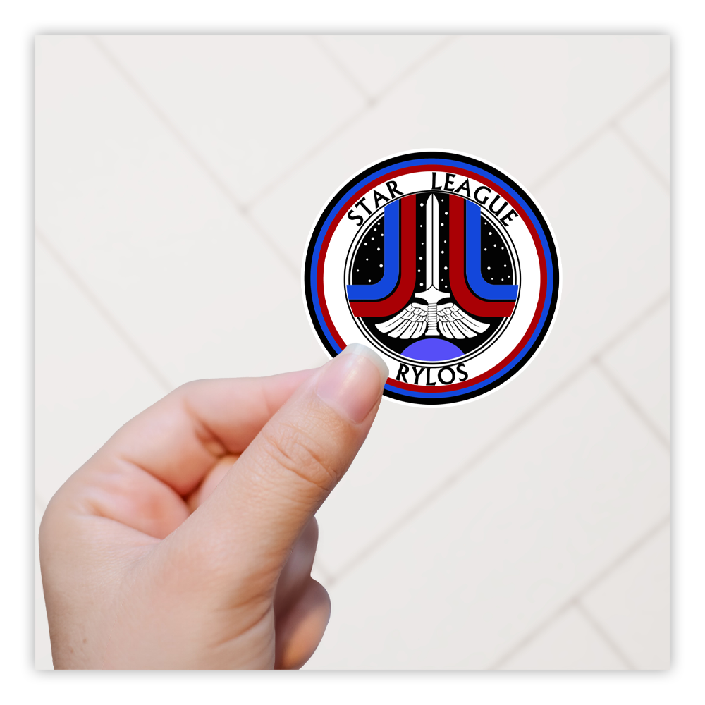 The Last Starfighter Star League Rylos Patch Die Cut Sticker (2886)