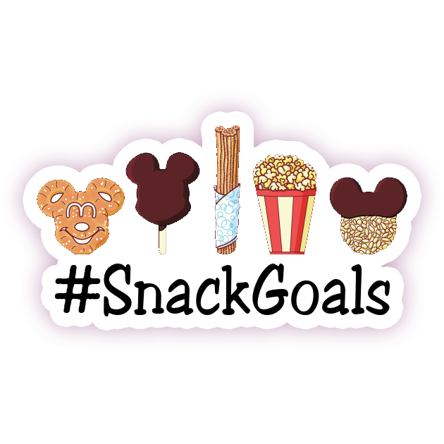 Disney Snack Goals Die Cut Sticker (289)