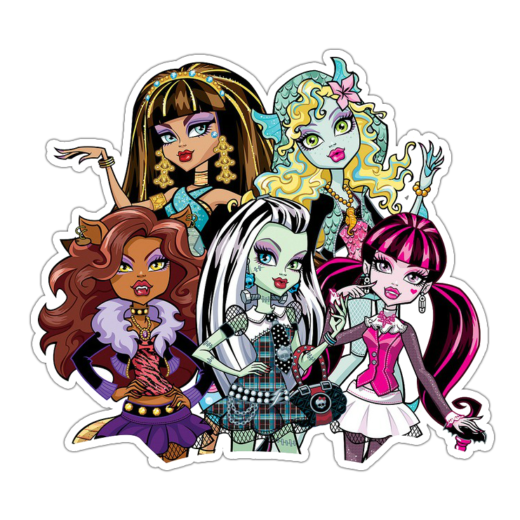 Monster High Girls Die Cut Sticker (2891)